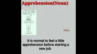 word of the day 'apprehension'