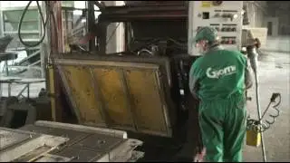 CGM - cover slab production on metal frame - machine model TB