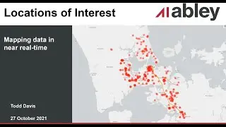 Mapping Data in Near Real-Time