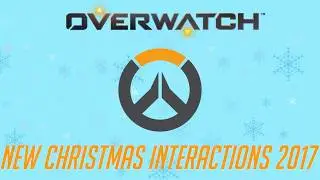 Overwatch - New Christmas Interactions 2017