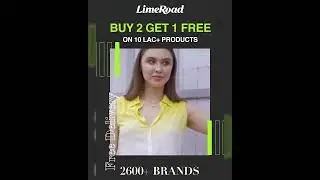 LimeRoad: 2 Plus1 Free Deal || 10 Lac+ Products