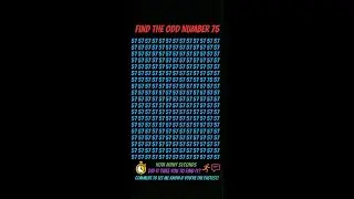 Find the Odd Number 