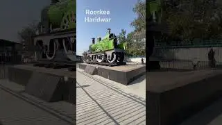 Old Engine ￼on Roorkee Haridwar railway station