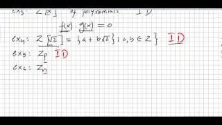 Group Theory 53, Integral Domains