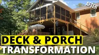 Massive Porch Build with Cable Railing 😍 | Permitting Hacks & Smart Design Tips