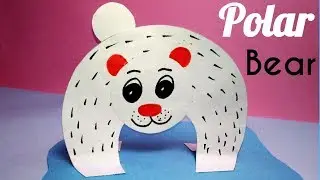 Easy Polar Bear Craft Idea || Paper Bear origami || How to make a Bear