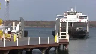 One dead after car goes off a ferry dock in Door County