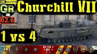 63_World of Tanks Churchill VII WoT Replay - 9 Kills 2.2K DMG(Patch 1.4.0)