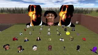 Big Obunga Big Augghha And Too Much Nico's In Yhr Bigmaze Nextbot Gmod Fun #nextbotgmod #maze