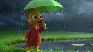 Quacky Duck Dances in the Rain 🌧️ | Fun Rain Song for Kids | Luma Rhyme Kids
