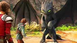¡El flechazo de Hipo pone furioso a Chimuelo! | Cómo entrenar a tu dragón (2025) | Clip en Español