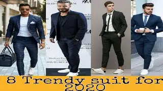 8 Trendiest suit with white sneaker for 2020