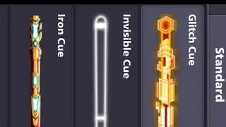 3 Cues MAX Trick | Glitch, Iron & Invisible Cue | #zubairgamingyt #8ballpool #glitchcuemax #cuemax