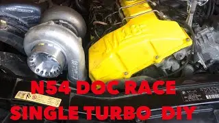 HOW TO: INSTALL BMW 335XI SINGLE TURBO PART:1