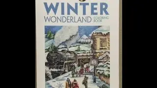 Creative Haven Winter Wonderland Coloring Book flip through