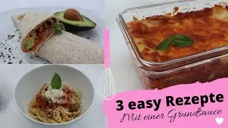 Thunfisch - 3 Rezepte mit einer Sauce