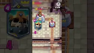 Skeleton King vs Giant Skeleton😱Сounting the amount of damage in Clash Royale #shorts #clashroyale