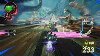 Sonic Racing: CrossWorlds Aqua Forest Online Race with Silver