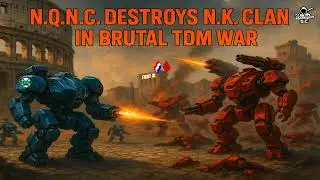 🔥 N.Q.N.C. Destroys N.K. Clan in Brutal TDM War | 🤖 War Robots Gameplay ⚔️
