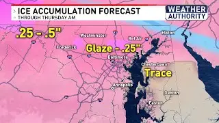 ICE WEATHER ALERT | Tracking travel impacting sleet and freezing rain in Maryland