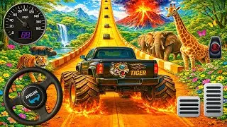 Impossible Mega Ramp Race Missions &ndash; Monster 4&times;4 Car Stunt Simulator &ndash; Android Gameplay 2026