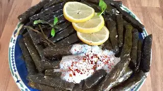 Gefüllte Weinblätter mit Hackfleisch I Yaprak Sarmasi I Selber machen I türkische Art [Klassiker]