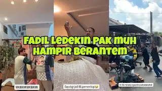 Fadil ngledekin pak muh jadi BA kopi hampir saja fadil kena sembur