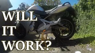 Axle Stands Hold A Bike On It's Pegs - Does It Work?