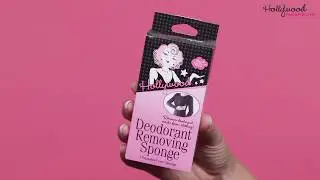How To Use Hollywood Fashion Secrets Deodorant Removing Sponge Secret No. 12
