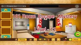 101 Room Escape - Mystery | Level - 12 | Room escape walkthrough | Doors escape game | Puzzle game 