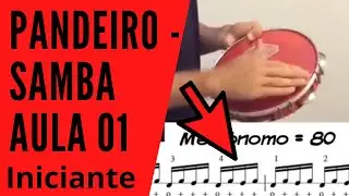 Como tocar pandeiro - Samba - Aula 01