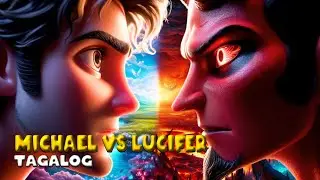 MICHAEL VS. LUCIFER | BIBLE STORY | TAGALOG VERSION | AI ANIMATION