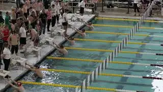2023 USA Winter State Swim Championships 100Back Lane9 New PR