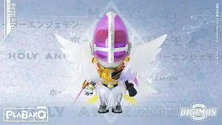 [簡評＋塗裝] PLABAKO 神聖天使獸 HolyAngemon ホーリーエンジェモン