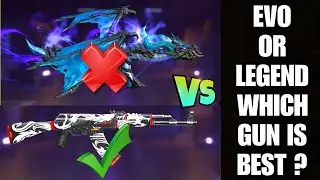 LEGENDARY😍 OR EVO🤑 WHICH GUN SKIN IS THE BEST👍💯|BEST GUN SKINS IN GARENA FREEFIRE MAX|FF MAX