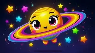 Saturn Planet Song for Kids🪐 | Learn & Dance Together