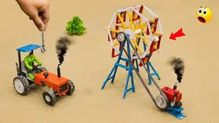 Diy tractor making mini ferris Wheel science project | how to make diy Ferris Wheel @sanocreator