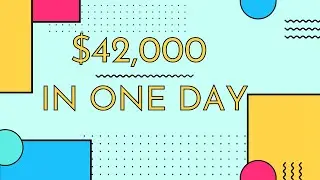 Profit for 1 day 42 000 dollars🥳🥳🥳 #passiveincome #earningapp #forex