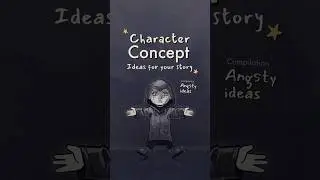 a compilation of angsty character concepts 🌧️ #writing #art #oc #originalcharacter