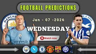 FOOTBALL PREDICTIONS TODAY 7 JANUARY 2026 | PREMIER LEAGUE PREDICTIONS | SERIE A | GoalIQ