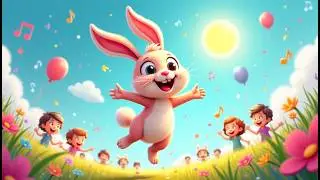 Boing-Boing Bunny Song | Fun Rabbit Cartoon Video for Kids & Toddlers | #kidssongs #nursery