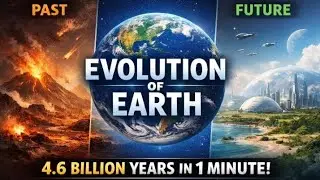 Evolution of Earth: 4.6 Billion Years in 1 Minute (Past, Present & Future) #universe #evolution 