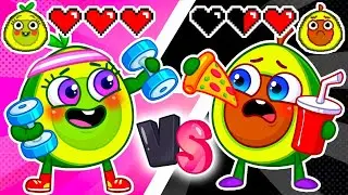 Learn Healthy Tips with Avocado Baby 💪 Take Care of Your Health || Cartoon Pit&Penny Stories 🥑💖