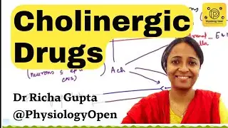 Cholinergics | Parasympathomimetics pharmacology | ANS pharmacology mbbs 2nd year