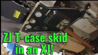 DIY Jeep XJ Skid Plate Mod (ZJ Transfer Case Skid Swap)
