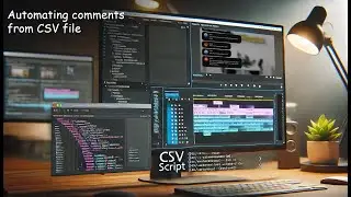 Automatically Generate Comments in Adobe Premiere Pro with Extendscript and CSV Data