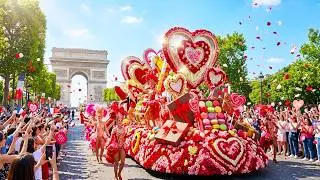 VALENTINE&rsquo;s DAY PARADE 2026 in Paris 💖 The World&rsquo;s Most Romantic Street Celebration | EVENT