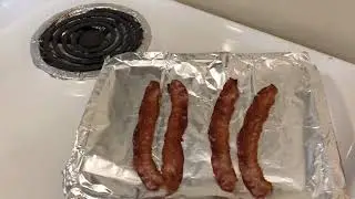 How to make fully cooked packaged bacon taste great and crispy