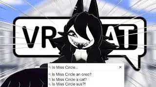 Interviewing Miss Circle In VRChat! - VRChat Funny Moments (Fundamental Paper Education)