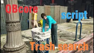 script QBcore: Trash search